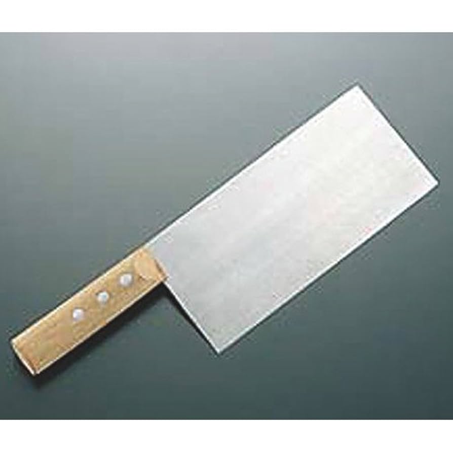 最終値下】一回使用 プロ仕様拍皮包丁 陳枝記 点心包丁 ディムサムナイフ 拍皮刀 Amazon | 陳枝記/拍皮包丁ディムサムナイフKF1700 [ 205 x 90mm